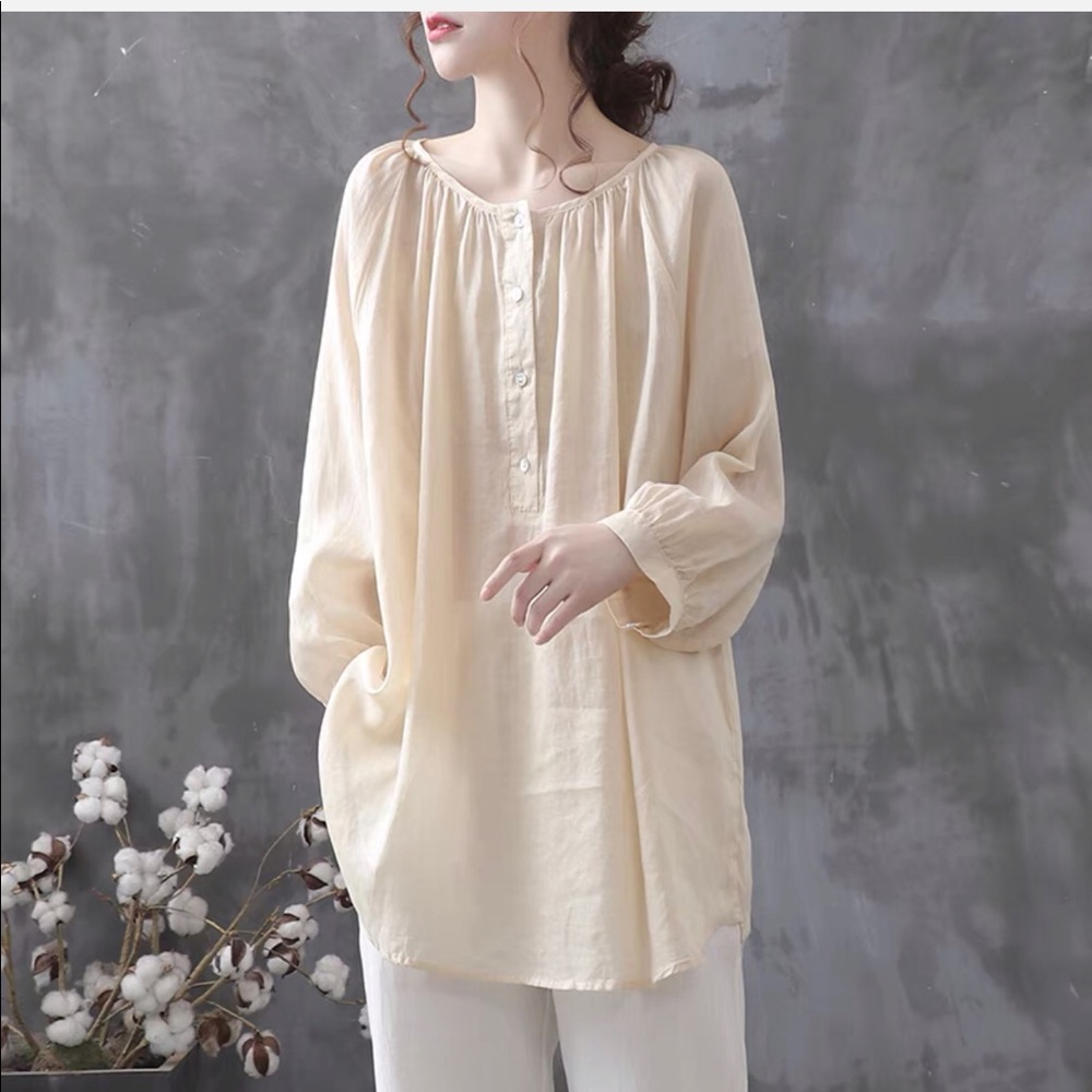 Light and beautiful blouse. New with tags. XXL